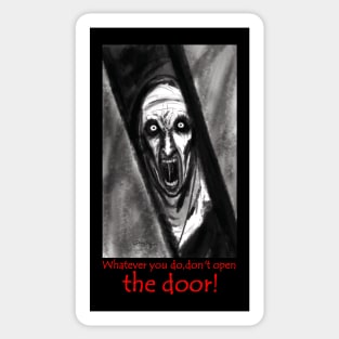 The Nun Door Sticker